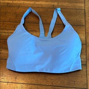 Lululemon Athletica Enlite Light Blue Sports Bra 34DD EUC